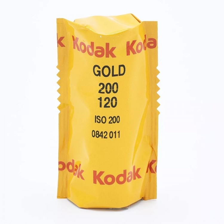 Filme fotográfico 120 Kodak Gold 200 ISO 200 Colorido