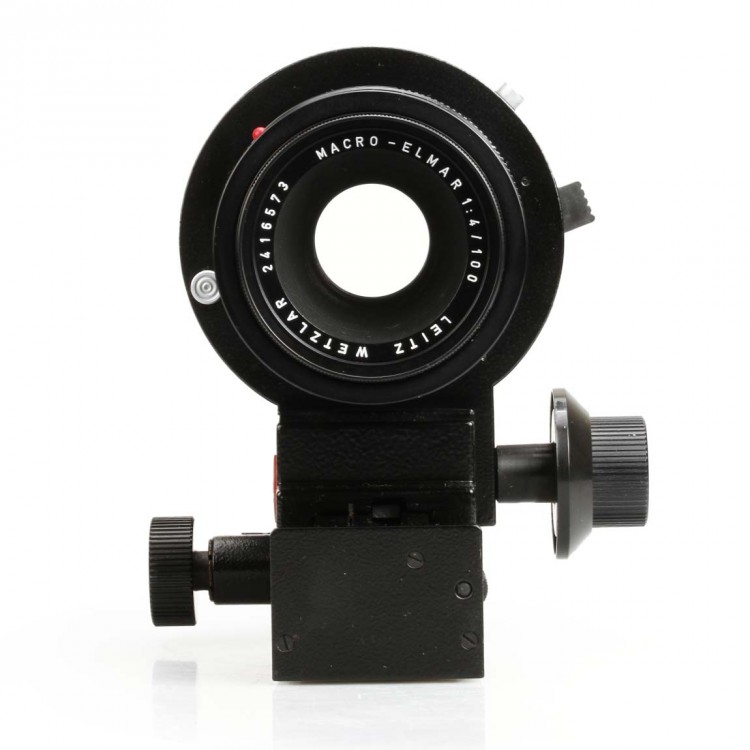Objetiva Leica Macro-Elmar-R 100mm f4 com fole de focalização - USADA