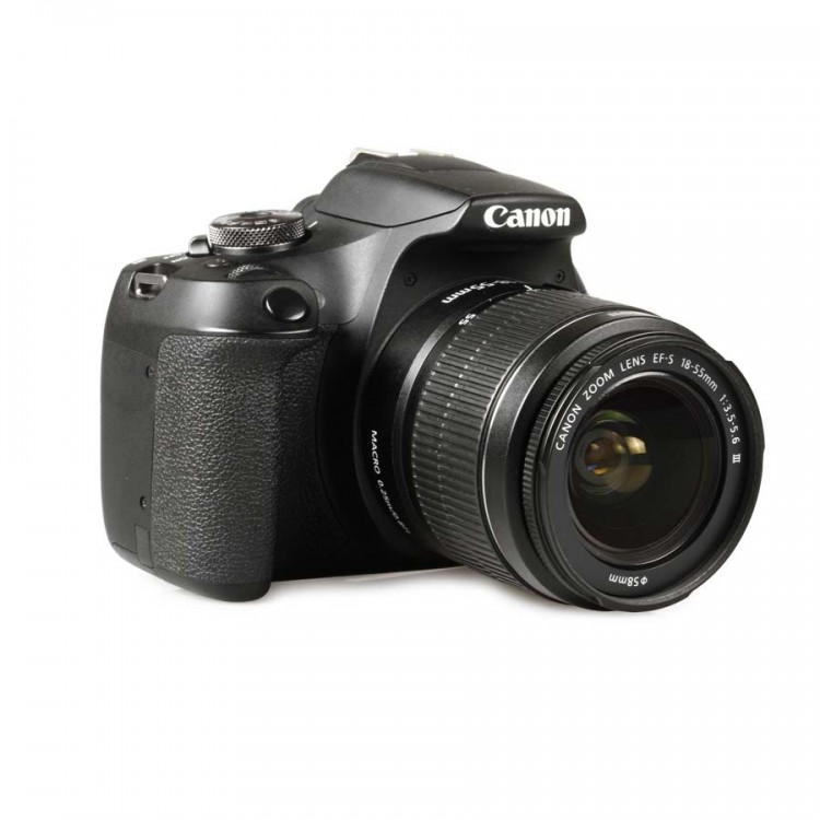 Câmera DSLR Canon EOS Rebel T7 com lente 18-55mm III - USADA (12.512 disparos)