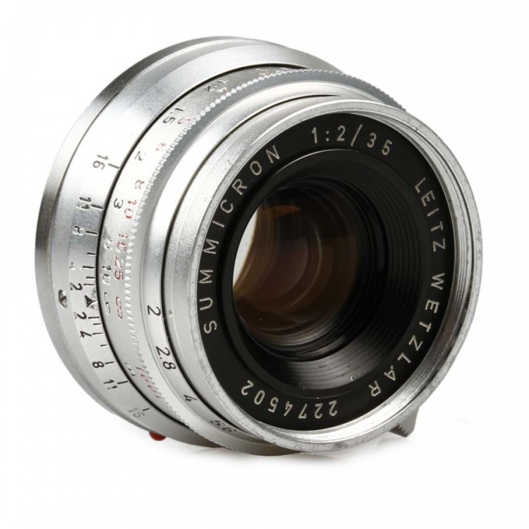 Objetiva Leica Summicron 35mm f2 (1ª versão) - USADA