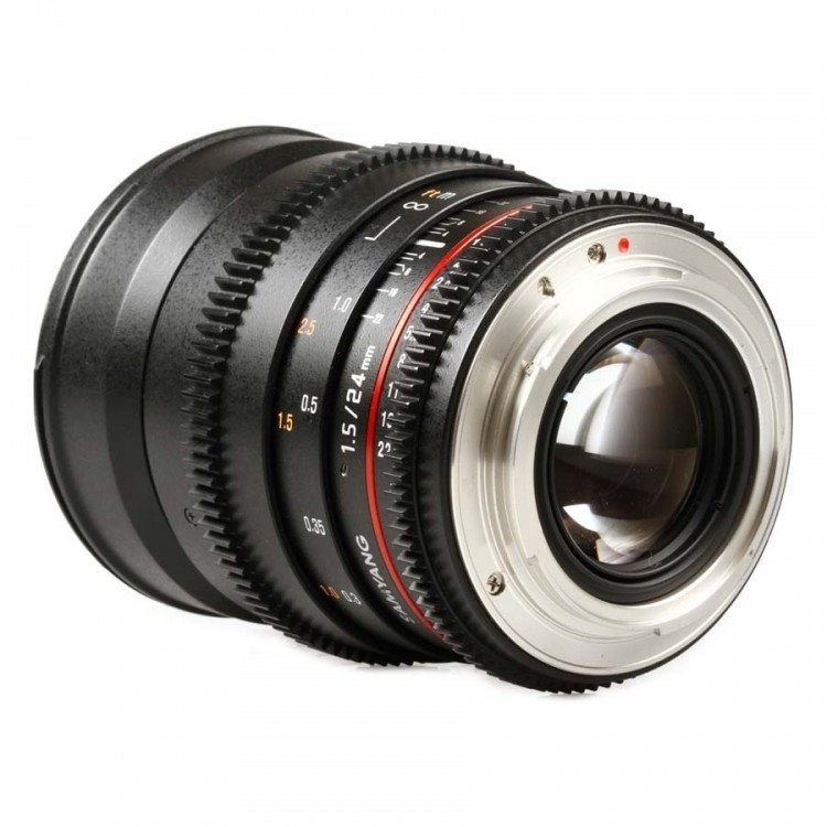 Objetiva Samyang 24mm T1.5 Cine (Canon EF) - USADA