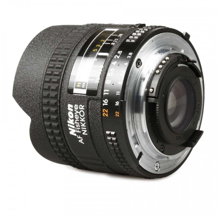 Objetiva Nikon AF NIKKOR 16mm Fisheye f2.8D - USADA