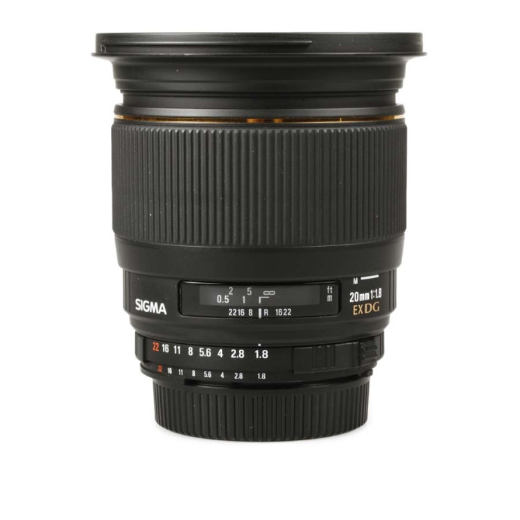 Objetiva Sigma 20mm f1.8 EX DG (Nikon F) - USADO