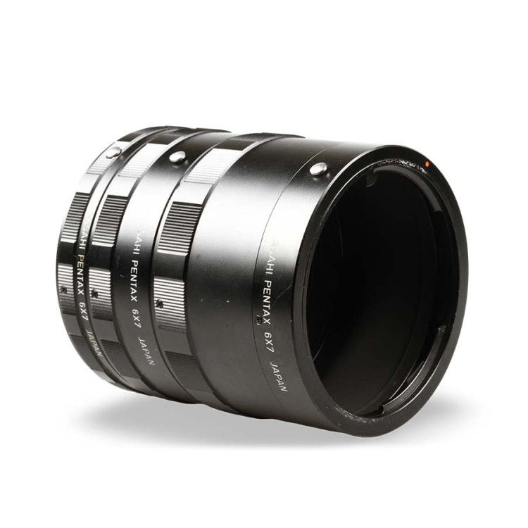 Kit de tubos extensores Asahi Pentax 6x7 com 3 peças - USADOS