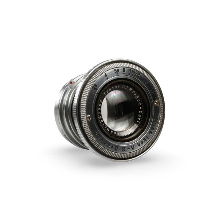 Objetiva Carl Zeiss Jena Tessar 50mm f2.8 (Contax) - USADO