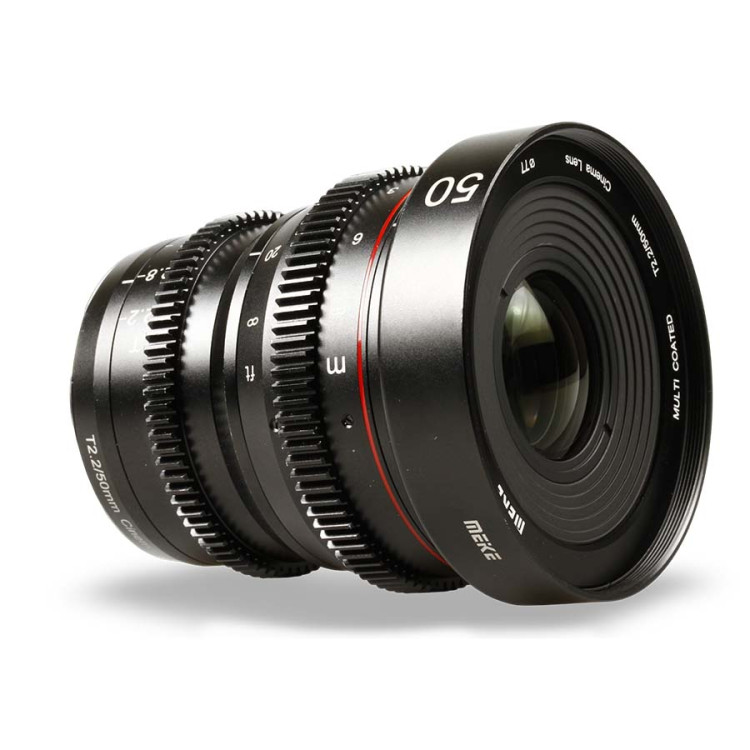 Objetiva Meike 50mm T2.2 Cine (micro 4/3) - USADA