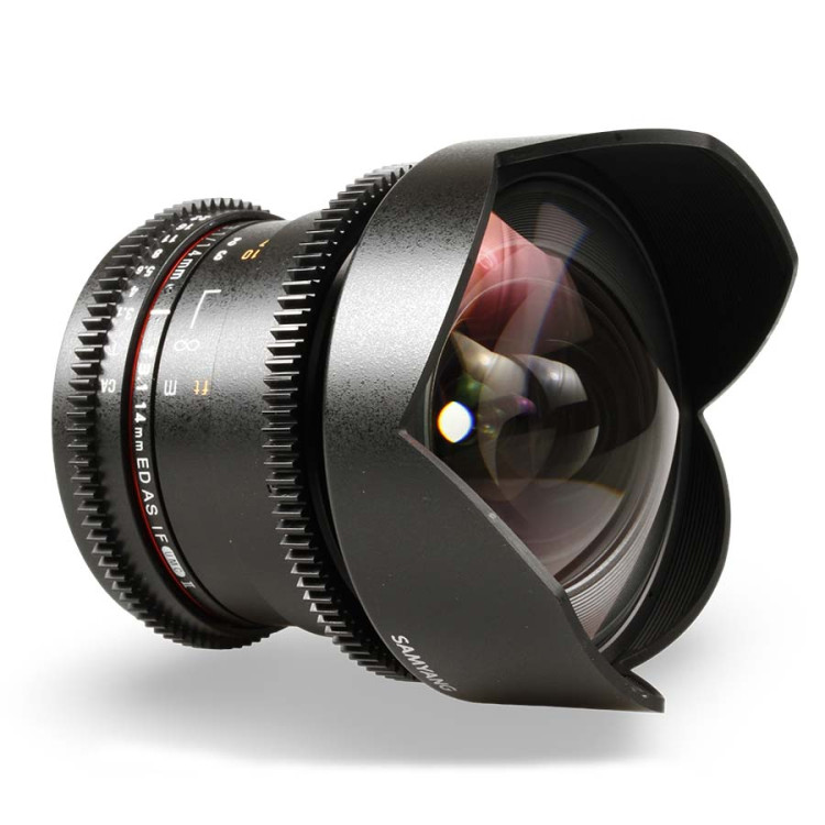 Objetiva Samyang 14mm T3.1 VDSLRII Cine (Canon EF) - USADO