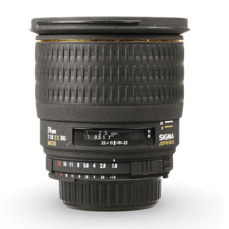 Objetiva Sigma 24mm f1.8 EX DG MACRO (Nikon F) - USADO