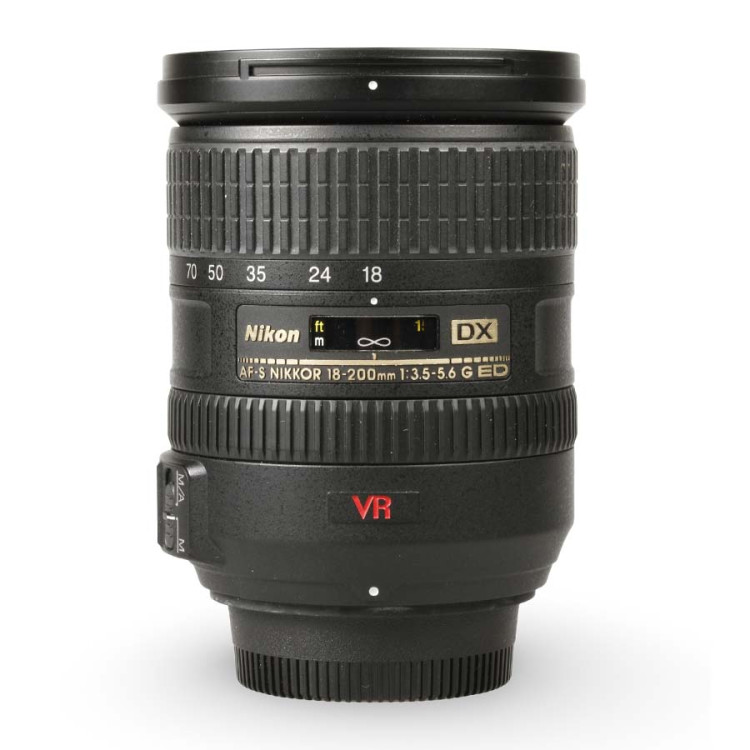 Objetiva Nikon AF-S NIKKOR 18-200mm f3.5-5.6G ED VR DX - USADO