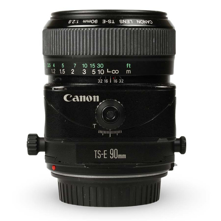 Objetiva Canon TS-E 90mm f2.8 Tilt-Shift - USADO