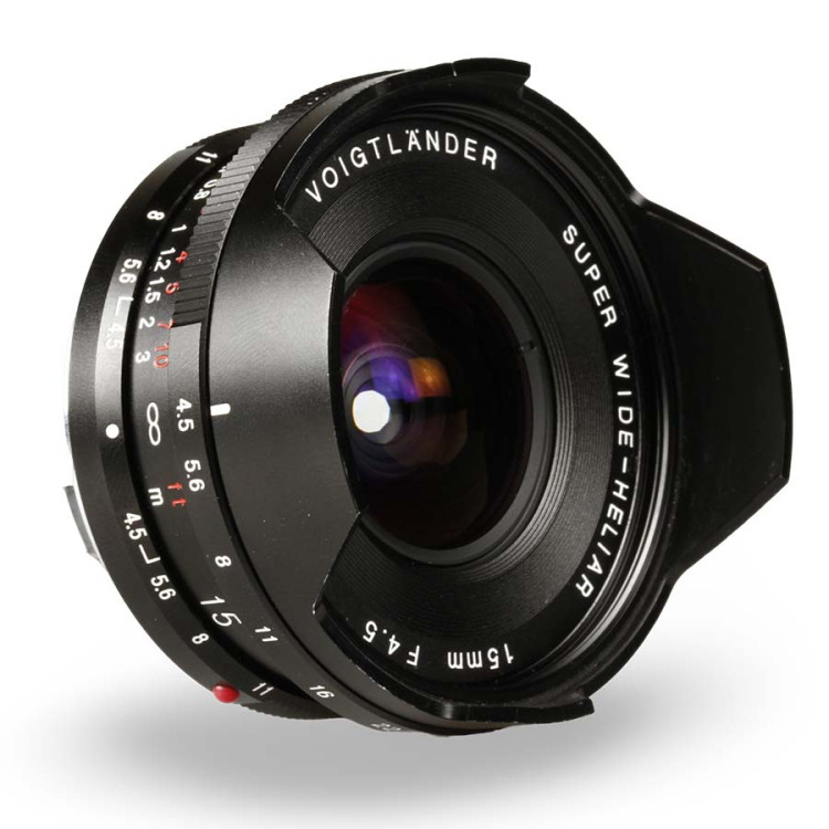 Objetiva Voightländer Super Wide-Heliar 15mm f4.5 Aspherical (versão II) para Leica M - USADO