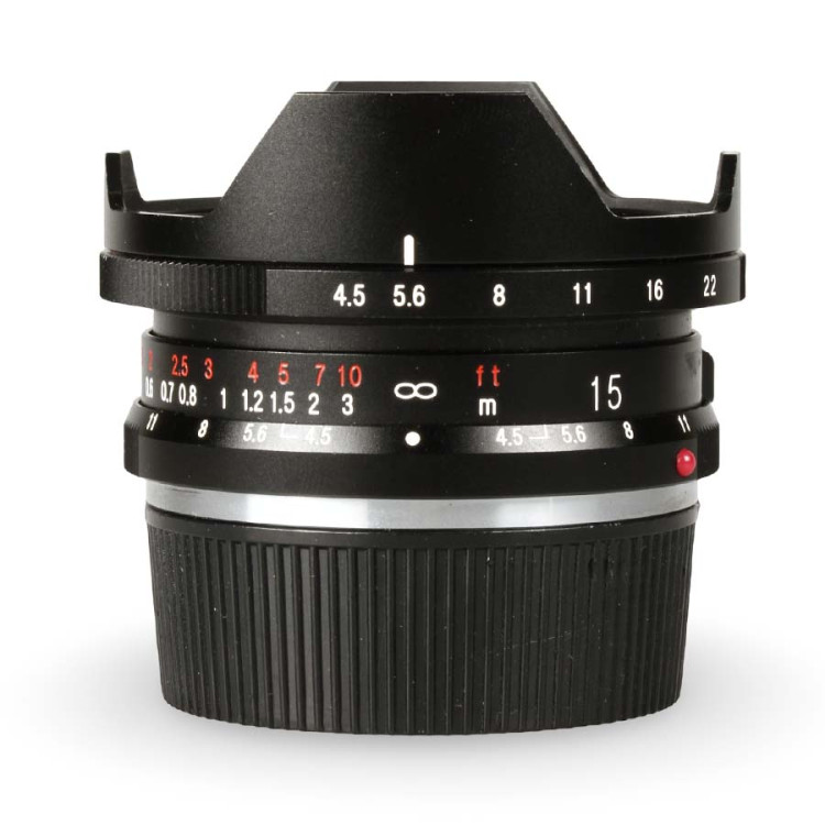 Objetiva Voightländer Super Wide-Heliar 15mm f4.5 Aspherical (versão II) para Leica M - USADO