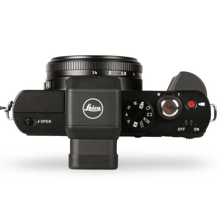 Câmera compacta avançada Leica D-Lux 6 com visor EVF 3 e empunhadura  - USADA 