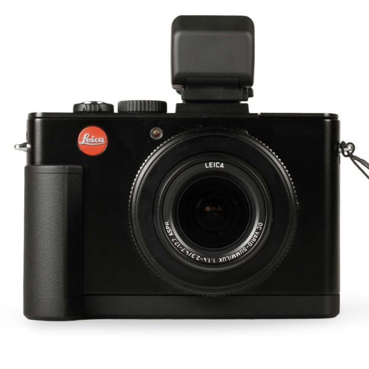 Câmera compacta avançada Leica D-Lux 6 com visor EVF 3 e empunhadura  - USADA 