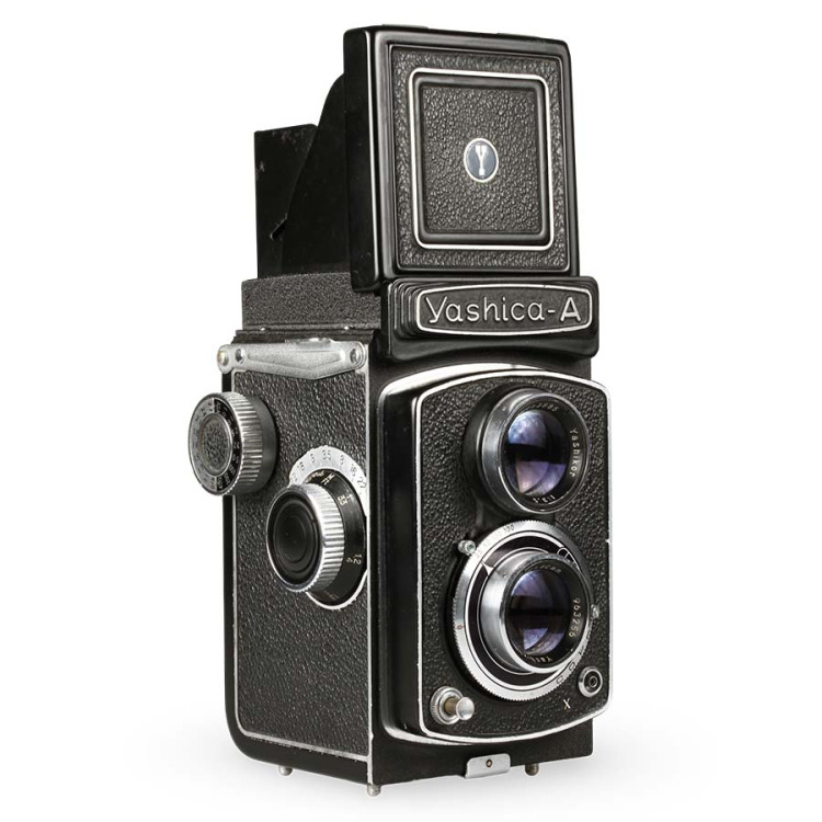 Câmera TLR Yashica-A Yashicor 80mm f3.5 - USADO