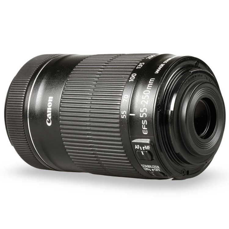 Objetiva Canon EF-S 55-250mm f4-5.6 IS STM - USADO