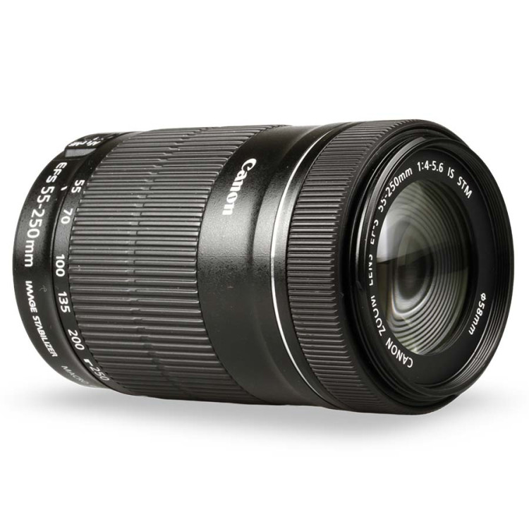 Objetiva Canon EF-S 55-250mm f4-5.6 IS STM - USADO