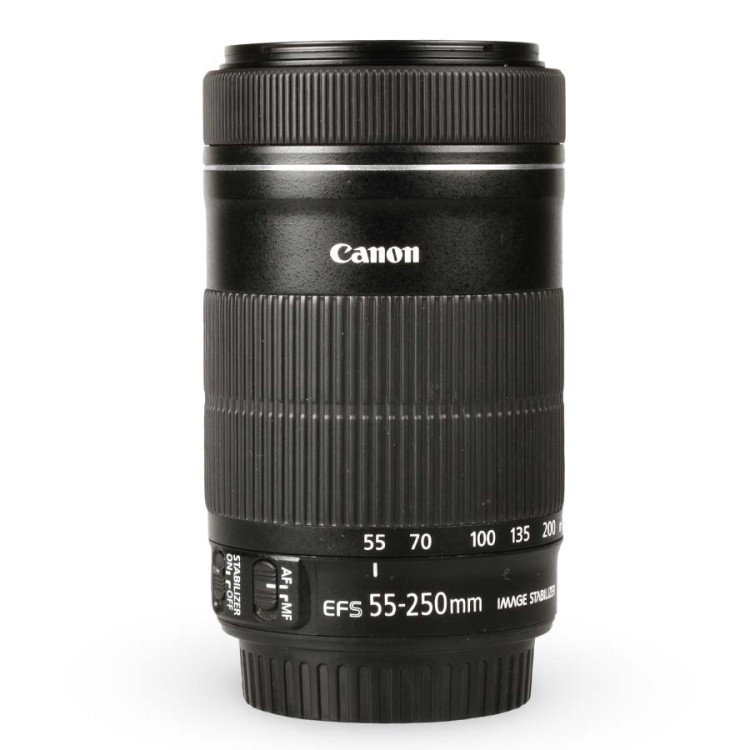 Objetiva Canon EF-S 55-250mm f4-5.6 IS STM - USADO