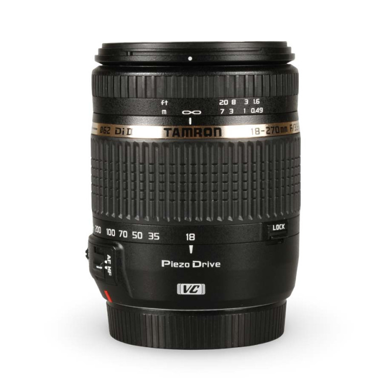Objetiva Tamron 18-270mm f3.5-6.3 Di II VC PZD (Canon EF) - USADO