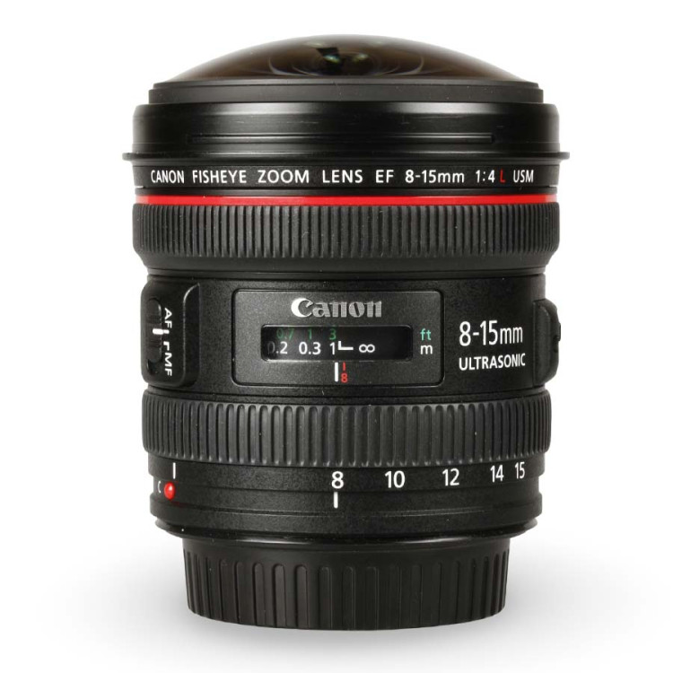 Objetiva Canon EF 8-15mm f4L Fisheye USM - USADO