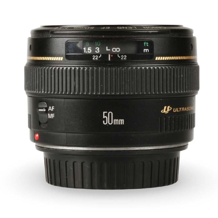 Objetiva Canon EF 50mm f1.4 USM - USADO