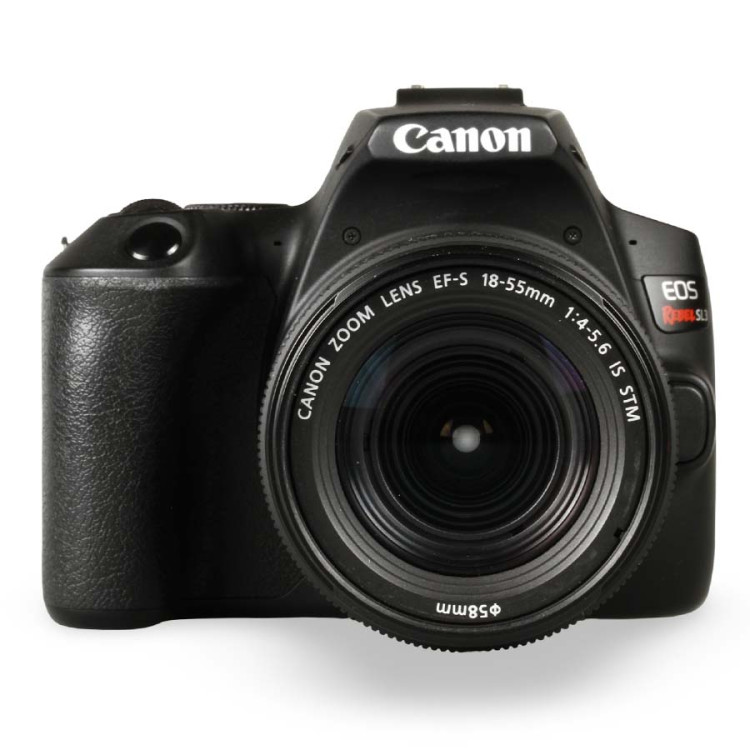 Câmera DSLR Canon EOS Rebel SL3 com lente 18-55mm IS STM - USADO