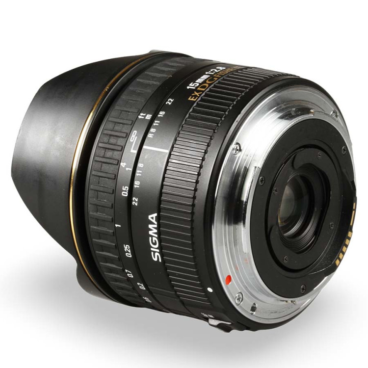 Objetiva Sigma 15mm f2.8 EX DG Fisheye (Canon EF) - USADA