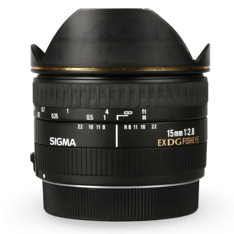 Objetiva Sigma 15mm f2.8 EX DG Fisheye (Canon EF) - USADA