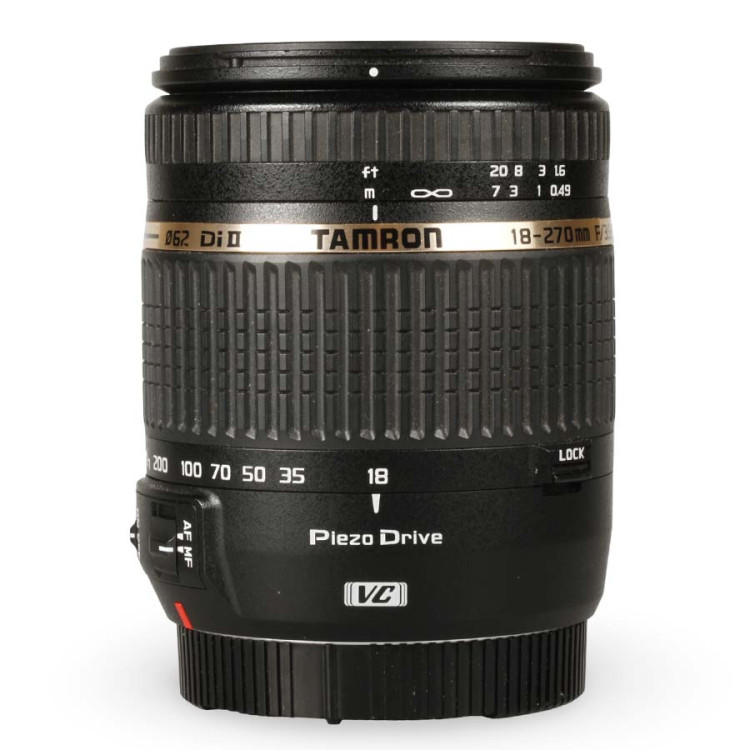 Objetiva Tamron 18-270mm f3.5-6.3 Di II VC PZD (Canon EF) - USADO