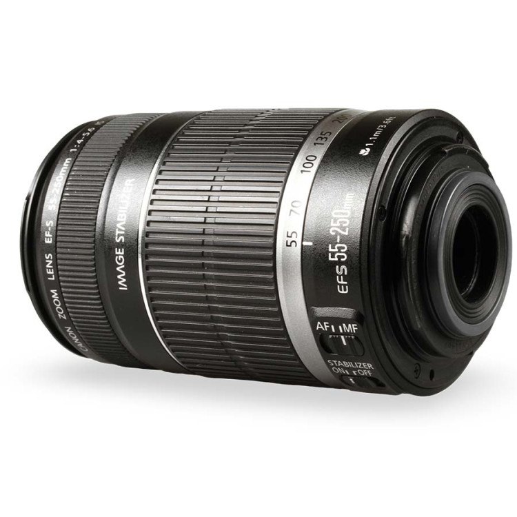 Objetiva Canon EF-S 55-250mm f4-5.6 IS - USADA