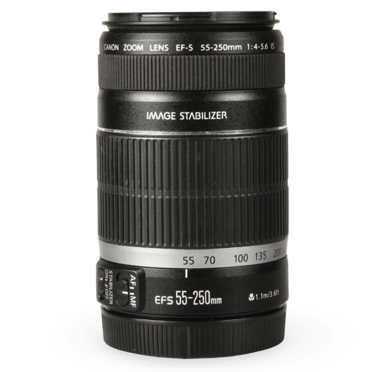 Objetiva Canon EF-S 55-250mm f4-5.6 IS - USADA