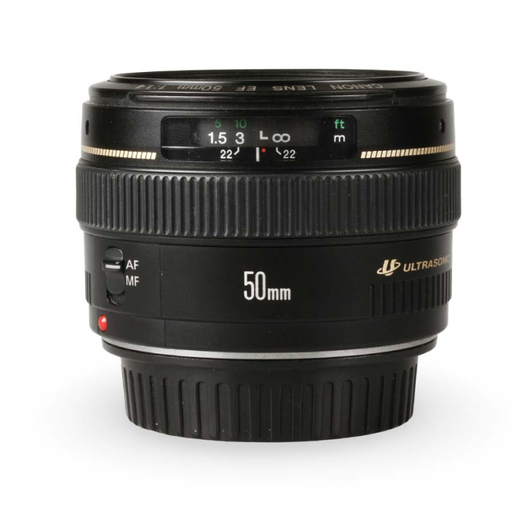 Objetiva Canon EF 50mm f1.4 USM - USADO