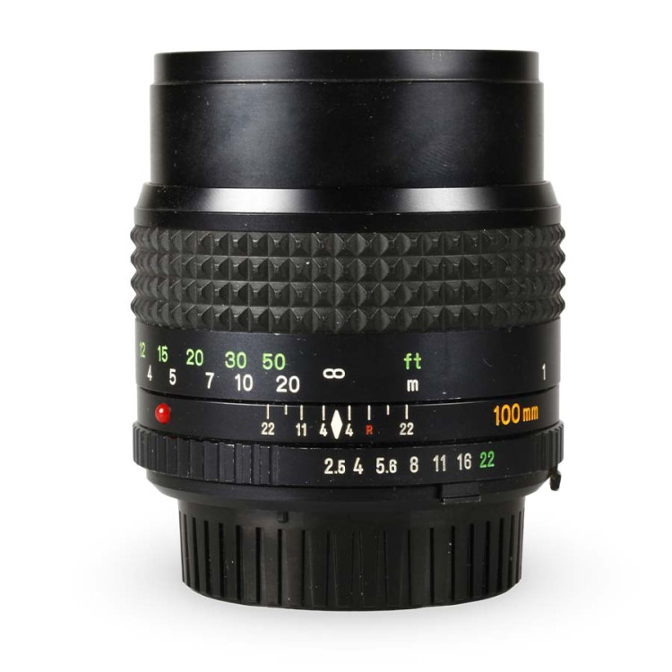 Objetiva Minolta MD Tele Rokkor 100mm f2.5 (SR) - USADA