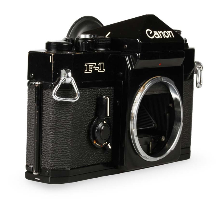 Câmera analógica 35mm Canon F-1 com Motor Drive MF - USADA