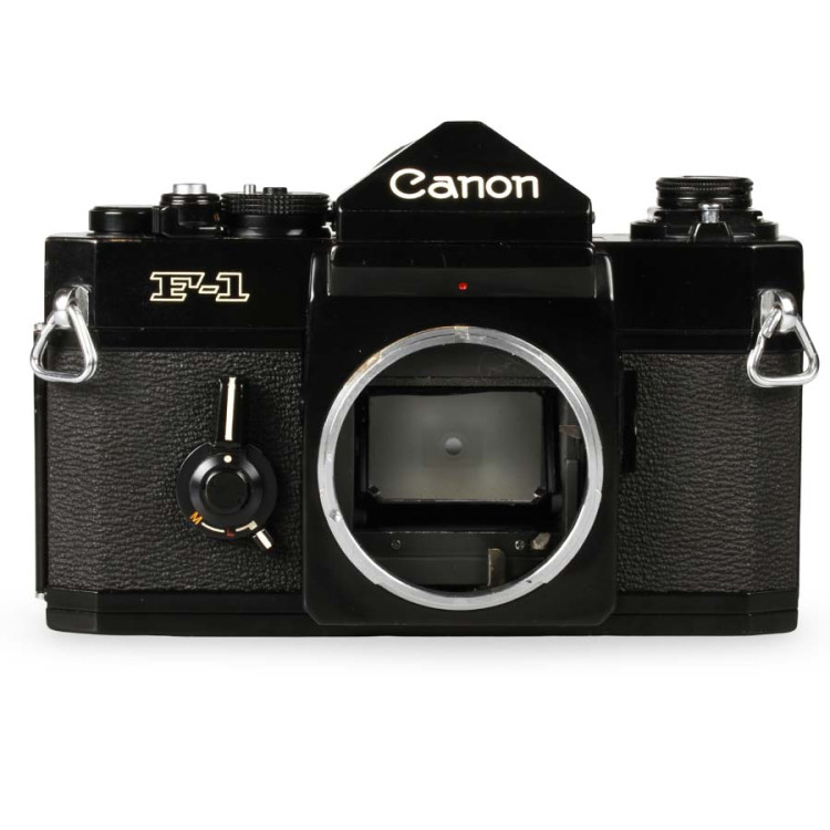 Câmera analógica 35mm Canon F-1 com Motor Drive MF - USADA