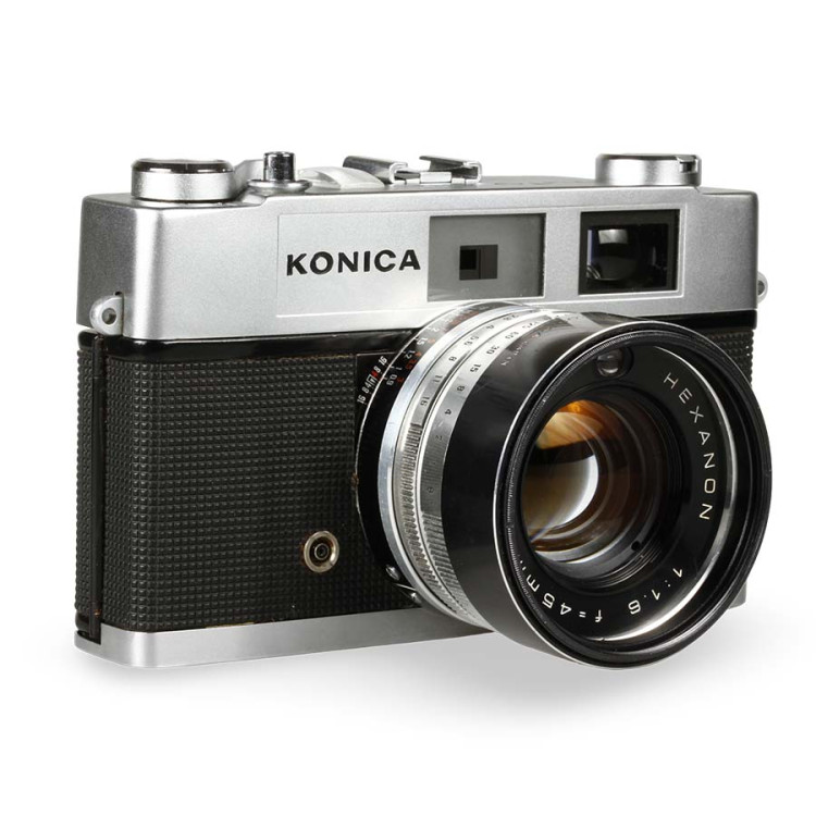 Câmera analógica Konica Auto S1.6 - USADO