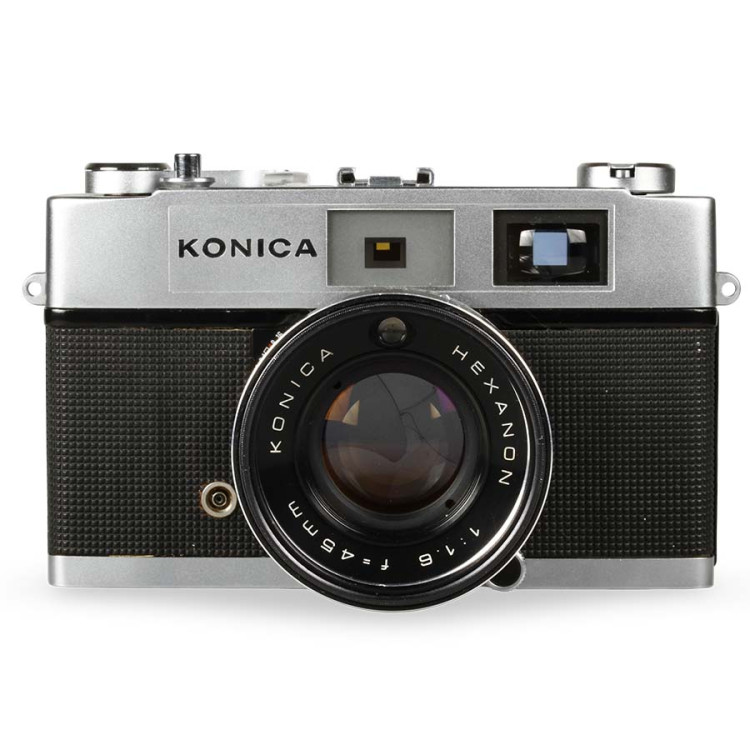 Câmera analógica Konica Auto S1.6 - USADO