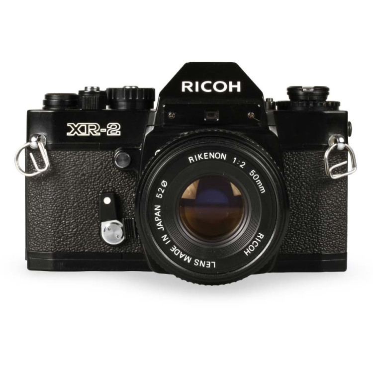 Câmera analógica Ricoh XR-2 com lente 50mm f2 - USADO