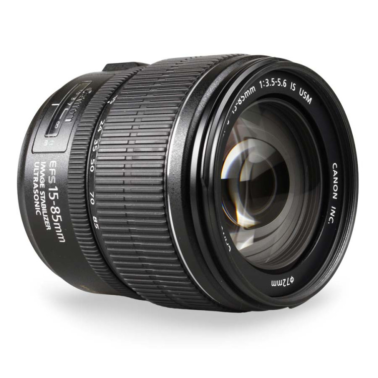 Objetiva Canon EF-S 15-85mm f3.5-5.6 IS USM - USADA