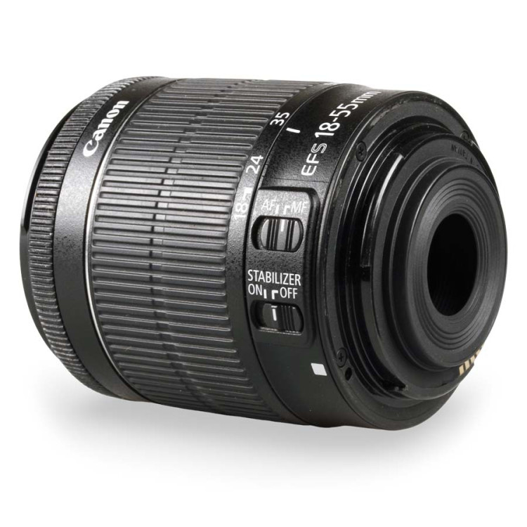 Objetiva Canon EF-S 18-55mm f4-5.6 IS STM - USADO