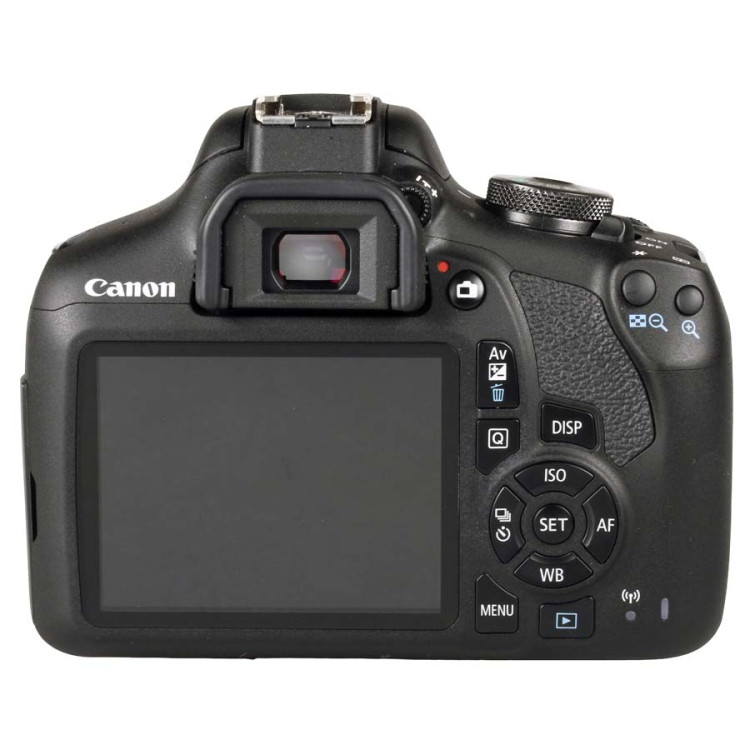 Câmera DSLR Canon EOS Rebel T7+ Plus com lente 18-55mm IS II - USADO (397 disparos)