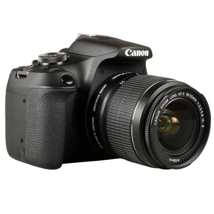 Câmera DSLR Canon EOS Rebel T7+ Plus com lente 18-55mm IS II - USADO (397 disparos)