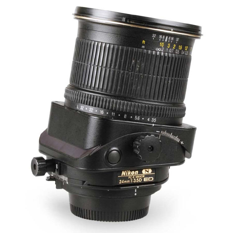 Objetiva Nikon PC-E Nikkor 24mm f3.5D Tilt-Shift ED - USADO