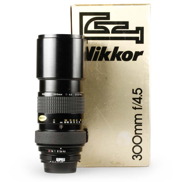 Objetiva Nikon AI NIKKOR 300mm f4.5 - USADO