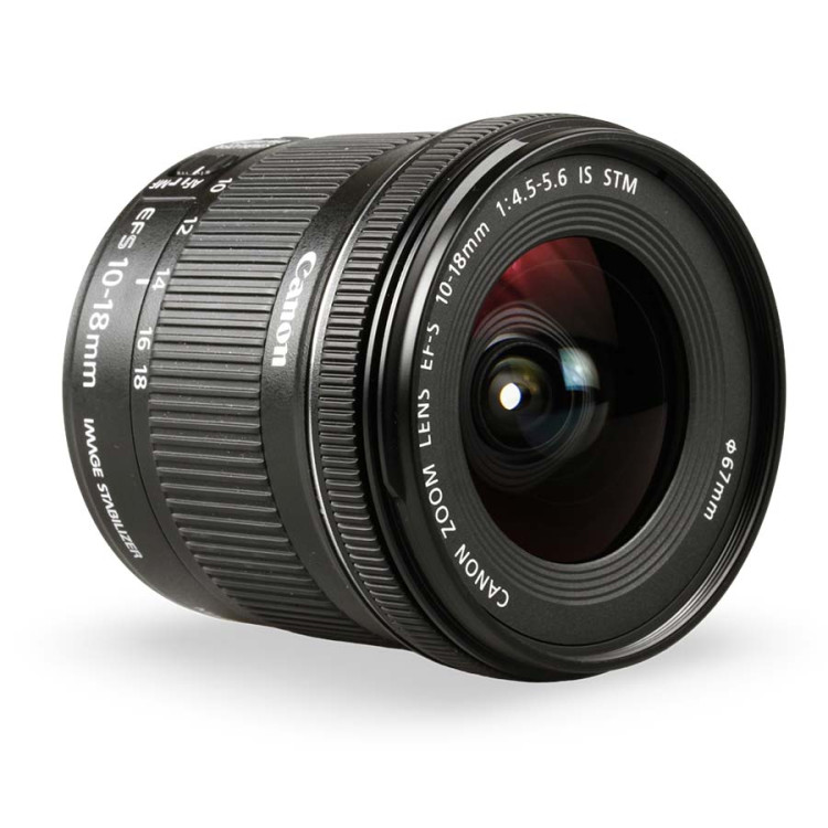 Objetiva Canon EF-S 10-18mm f4.5-5.6 IS STM - USADO