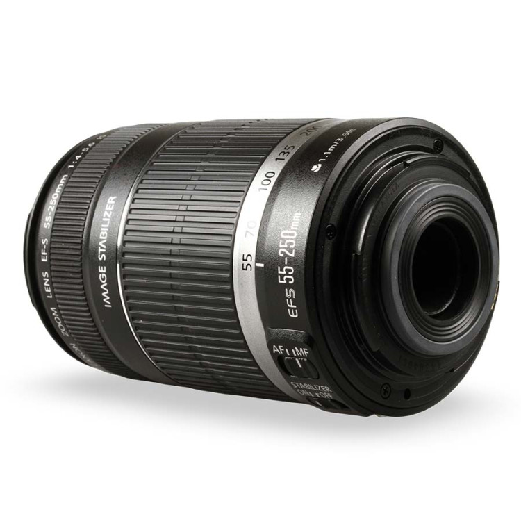 Objetiva Canon EF-S 55-250mm f4-5.6 IS - USADO