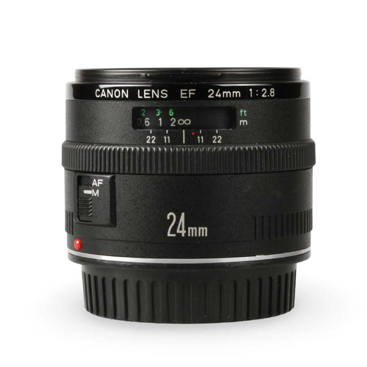 Objetiva Canon EF 24mm f2.8 - USADO