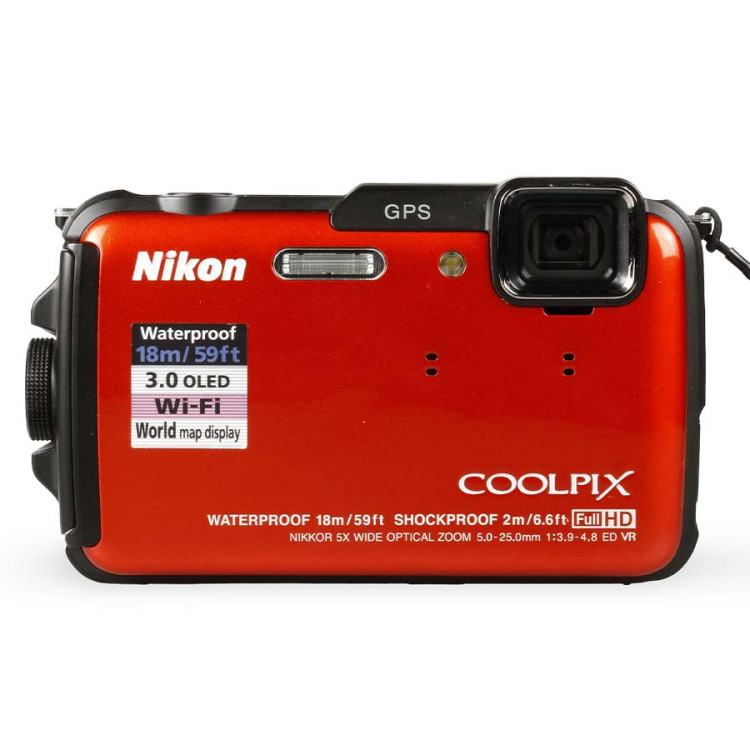 Câmera compacta Nikon Coolpix AW110 (LARANJA) - USADO