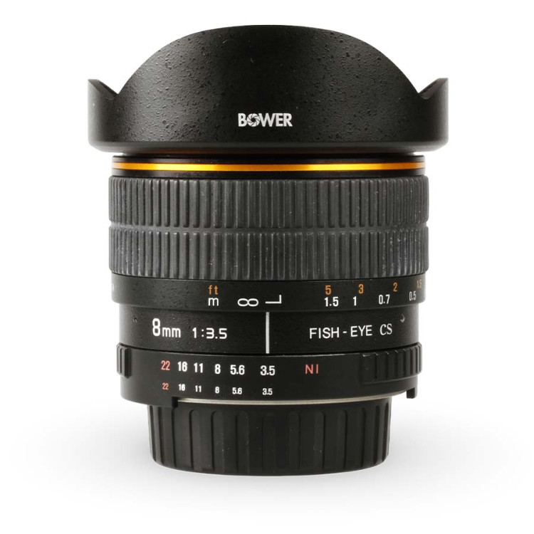 Objetiva Bower 8mm f3.5 CS Fisheye (Nikon F) - USADA