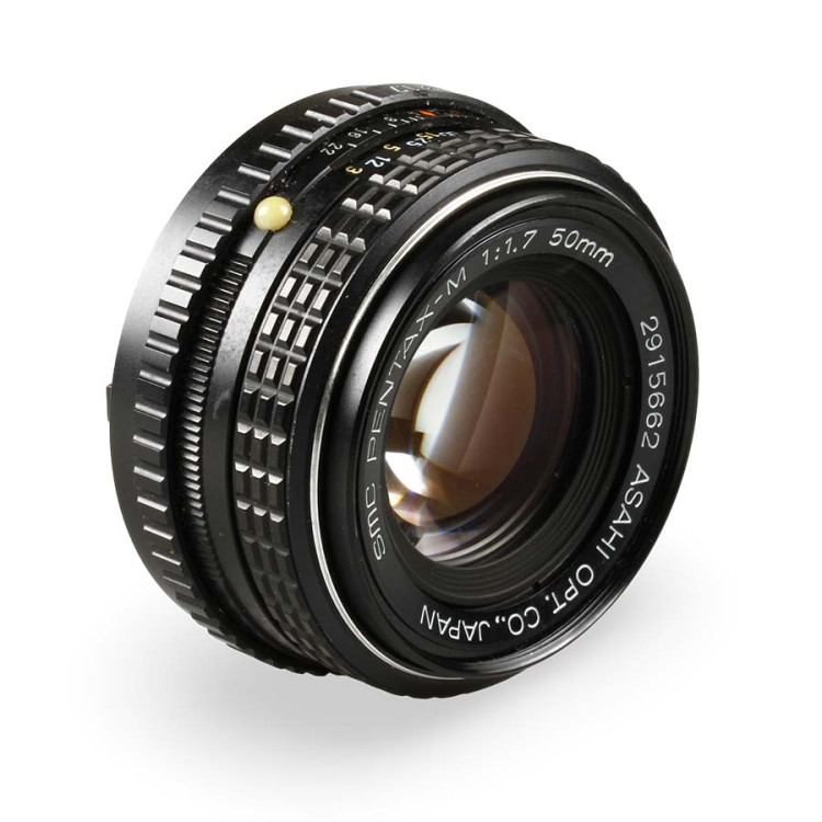 Objetiva Pentax-M SMC 50mm f1.7 (PK) - USADO